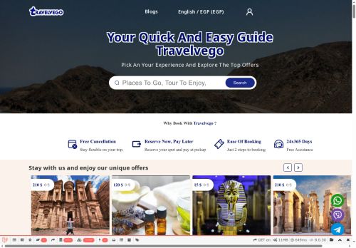 لقطة شاشة لموقع Travelvego
بتاريخ 10/07/2025
بواسطة دليل مواقع عرب سايت