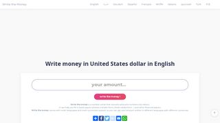 لقطة شاشة لموقع Write the money
بتاريخ 22/09/2019
بواسطة دليل مواقع عرب سايت