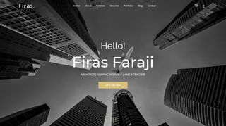 لقطة شاشة لموقع موقع المهندس المعماري فراس فرجي في تركيا
بتاريخ 21/09/2019
بواسطة دليل مواقع عرب سايت
