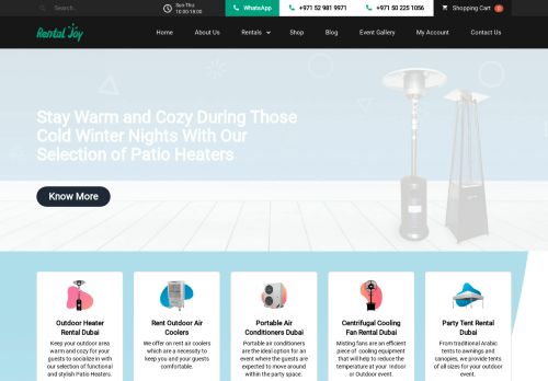 لقطة شاشة لموقع RENTAL JOY رينتال جوي
بتاريخ 20/08/2020
بواسطة دليل مواقع عرب سايت